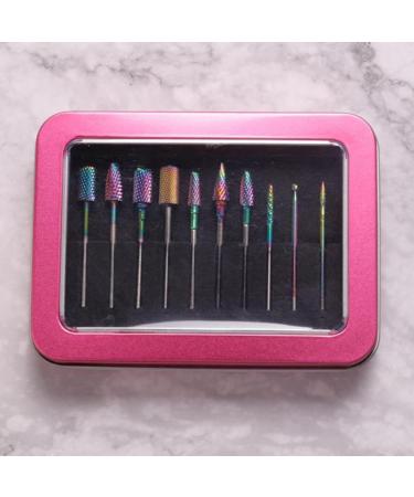 Beaupretty 1Set grinding head cuticle drill bit sanding bands Nail Polishing Tools manicure pedicure drill kit Manicure Drill Bits manicure kit Manicure Tool diamond Tungsten steel file head - Buy Online on GoSupps.com