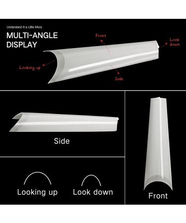 Toedo 240pcs Extra Long Coffin Nail Tips - 12 Sizes XXL Ballerina False Nail Tips with Box | Ideal for Nail Salon and Home DIY - Buy Online on GoSupps.com