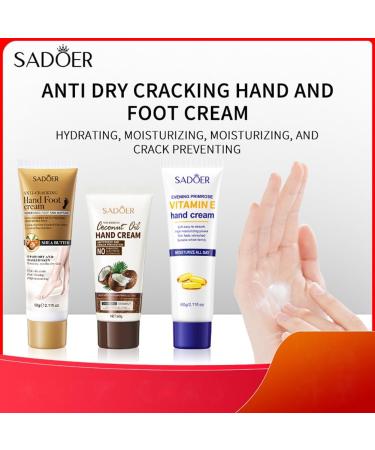 BakerMiche 60g x 3 Pcs AntiCracked Hand Cream for Dry Hands and Feet Moisturizing Formula Hand Cream Deep Moisturizing and Nourishing Hand Cream Travel Size Hand Cream Set Vitamin E - Buy Online on GoSupps.com