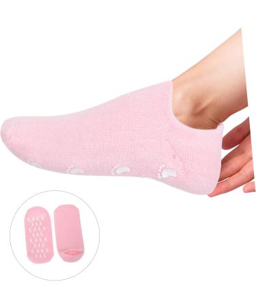 Healeved 1 Pair Gel Socks Lotion Socks Heel Moisturizing Foot Cover Dry Foot Moisturizing Cover Women Moisturizing Gels Sock Women Socks Women's Cosmetic Pink Outer Cotton Yarn Adult Socks - Buy Online on GoSupps.com