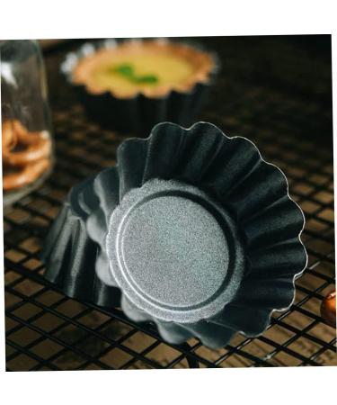 OUNONA 6pcs Cake Mold Wrought Iron Pastry Small Cake 6.5x6.5x2.2cm Black - Buy Online on GoSupps.com