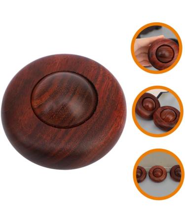 Hapinary Rings Massage Device | Mahogany Wooden Tension Balls for Hand & Outdoor Training | Relax & Strengthen with Hand Massager - Buy Online on GoSupps.com