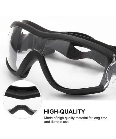 ULTECHNOVO Dog Goggles Transparent Pet Sunglasses Anti-UV Pet Eye Protection Glasses Waterproof Windproof Sunglasses for Large Medium Dog - Buy Online on GoSupps.com