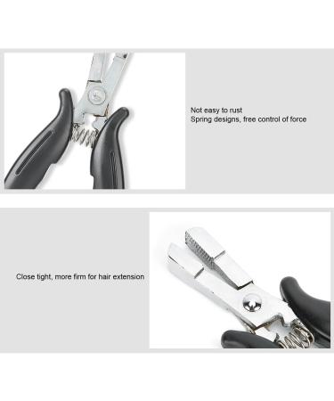 Hair Extension Pliers Hair Extension Pliers Micro Rings Beads Wig Extension Supplies Hair Extension for Hairdressers Black Hair Extension - Buy Online on GoSupps.com