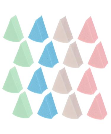 Mikinona 2 Sets Triangular Sponge Puff Makeup Blender Sponge Foundation Makeup Pads Makeup Supplies Mixture Blender Makeup Latex Sponge Face Triangle Puff Beauty Tools Makeup Puff Emulsion 8.00X8.00X2.00CM Assorted Color