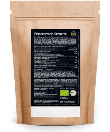 Buy Biotiva Pea Protein Schnetzel Bio 400g - Vegan Meat Substitute with Arable Beans - Premium Quality Germany Tested - Ideal for Cooking - Buy Online on GoSupps.com