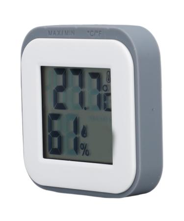 Septpenta interior thermometer inside/outside air humidity meter temperature display switch with two temperature units magnetic desktop thermometer for houses bedroom children's room