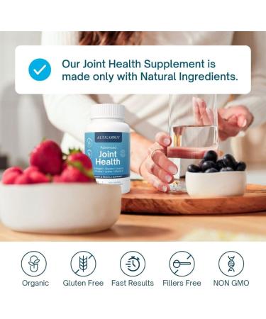 ALTAGAMMA Joint Support Supplement - Joint Supplement Knee Tendon and Ligament Supplements - Joint Supplements for Men & Women with Marine Collagen Omega 3 Glutamine & Vitamin D3-60 Capsules - Buy Online on GoSupps.com