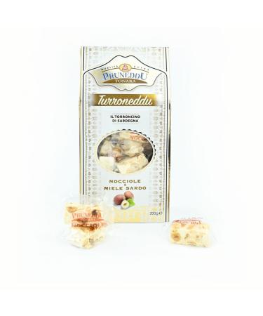Buy Torroncini with Hazelnuts & Honey from Sardinia - 200g Gift Packaging | Artisan White Nougat & Torrone - Buy Online on GoSupps.com