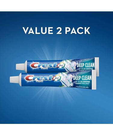 Crest Complete Plus Deep Clean 5.4 oz Value 2 Pack - 2 Count (4 Tubes) - Best Deal on Dental Care - Buy Online on GoSupps.com