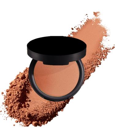 BaeBlu Organic Bronzer 100% Natural Matte Pressed Powder  Made in USA  Tahitian Glow