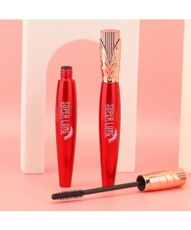 Yanquina Super Long Mascara 4D Waterproof and Sweat Proof Mascara Super Long Luxurious Mascara Stereo Lengthening Mascara (7pcs) - Buy Online on GoSupps.com