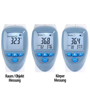 Newgen Medicals Thide-and-asze: 2-in-1 Infrared Thermometer | Digital Contactless Fever Measurement | Medical Grade Thermometer for Accurate Temperature Reading - Buy Online on GoSupps.com