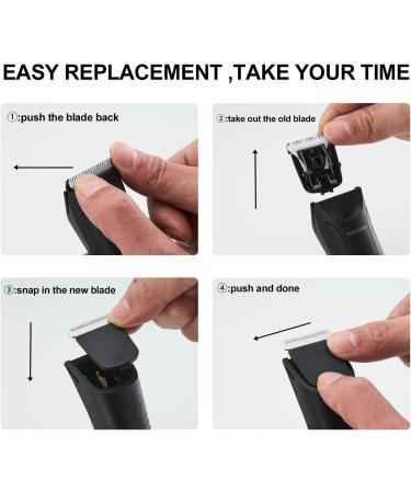 Replacement Blade for Manscaped Lawn Mower Electric Groin Hair Trimmer Blade Hygienic Snap-in Replacement Clipper Blades Fit All of Manscaped Lawn Mower 4.0 3.0 2.0 Replaceable Blade (2Pack) - Buy Online on GoSupps.com