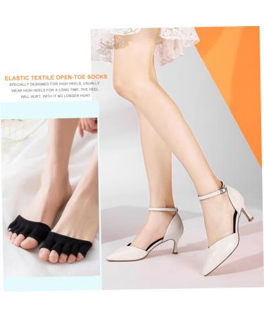 Tovinanna 8 Pairs Peep-Toe Cotton Socks | No-Show Invisible Liner Half Socks for Men & Women | Perfect for Sandals & Slippers - Buy Online on GoSupps.com