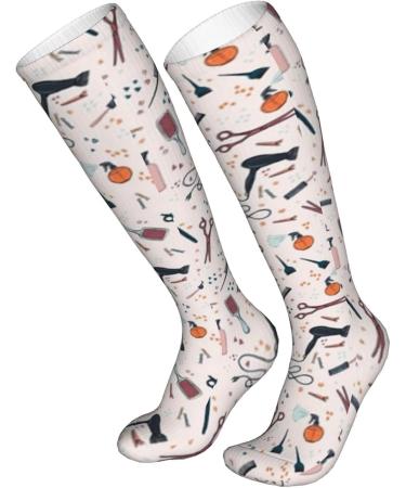 Compression Socks for Men & Women | 15-20 mmHg Circulation Support for Running & Cycling | Best Hairdressing Tools - Buy Online on GoSupps.com