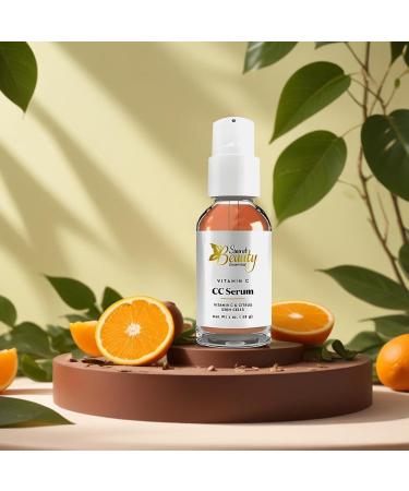 Vitamin C CC Serum - Anti-Aging Complexion Corrector with Hyaluronic Acid & Citrus Stem Cells | Brightening Hydrating & Dark Spot Corrector - 1 oz - Buy Online on GoSupps.com