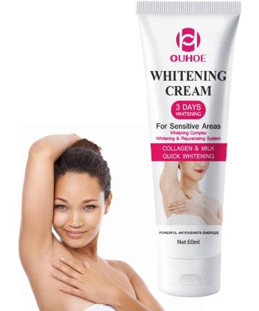 Underarm Whitening Cream - 70ml Nourishing Brightening Cream with Vitamin E and Ceramide | Women's Underarm Cream Moisturizes Underarms Elbows Breasts Aibyks - Buy Online on GoSupps.com