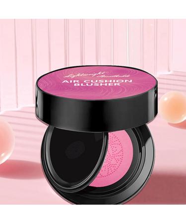 Wpsagek Cheek Blush Face Blush with Mirror Mushroom Applicator Silky Cheek Tint Natural Enhancer Face Makeup for Effortlessly Elegant - Buy Online on GoSupps.com