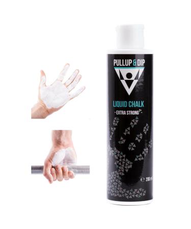 PULLUP & DIP Liquid Chalk Gym Chalk for Calisthenics, Climbing, Bouldering, Weightlifting, Gymnastics, Sweat-Free Grip, Sports Chalk Fast Drying,Extra Strong 1 x 200ml (6.7 oz)