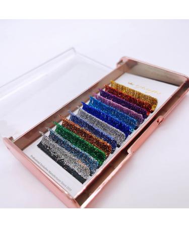 Buy Shiny Colorful C Curl Easy Fan Volume Lash Extensions - Self Blooming & Rapid Volume Eyelashes for Stunning Looks - Buy Online on GoSupps.com