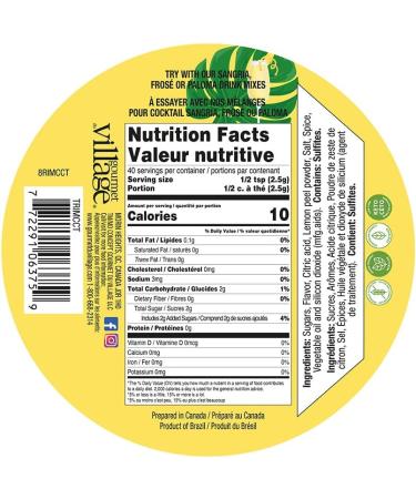 Gourmet du Village Rim Trim Citrus Sugar Canister - Buy Online on GoSupps.com