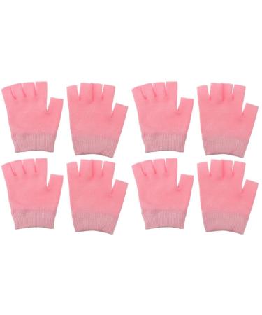 Beaupretty 4 Pairs Gel Gloves Dry Skin Gloves Essential Oils Gloves Hand Cracked Gloves Gel Moisturizing Gloves Hand Moisturizer Gloves Hand Spa Gloves Dipping Miss at Night Leather Gloves