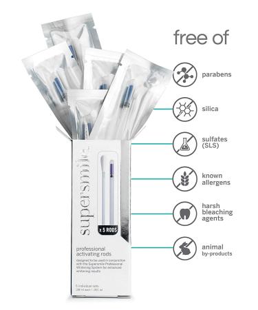 Supersmile Professional Activating Rods 5 Count - Teeth Whitening Treatment - Buy Online on GoSupps.com