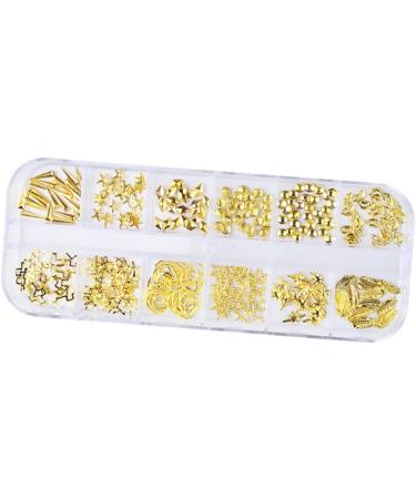 FRCOLOR Tiger Ears Headband Boxes Nail Decorations for Nail Art Nail Art Decoration Manicure Nail Gold Decorations Nail Art Ornaments DIY Nail 3D Hollow Out Manicure Decoration - Buy Online on GoSupps.com
