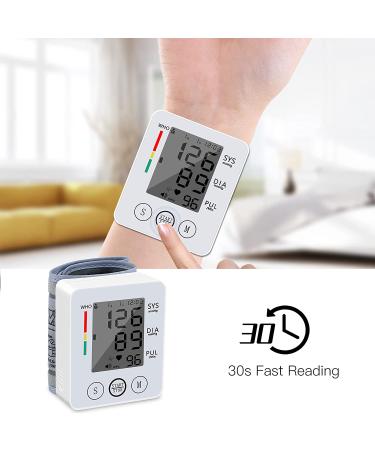 Automatic Wrist Blood Pressure Monitor with Large LCD Display - White - Buy Online on GoSupps.com