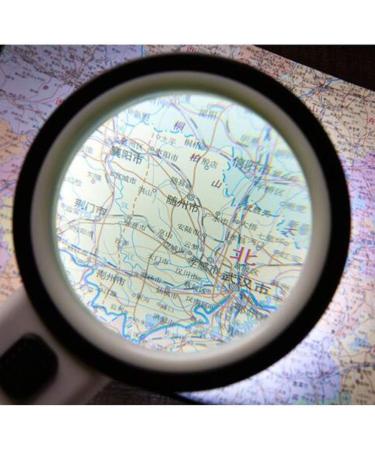 ES for Hobbies Reading Magnifier Portable Hand-held 30X high-Definition 90 mm Lens Older Students to Read Newspapers microprinting map Magnifying Better Life - Buy Online on GoSupps.com