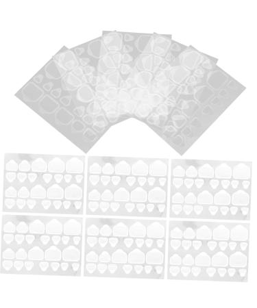 VINTORKY 20 Sheets Short Nails Sticker Nails Nail Stickers for Press on Nails Nail Glue Tabs Nail Glue Stickers for Press on Nails False Toenails for Big Toe Press on Nails Medium Nail Tabs