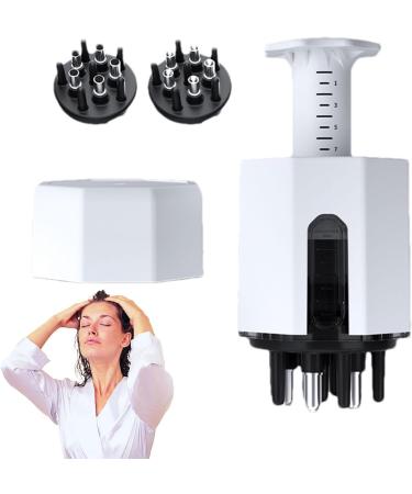 Buy Congou Scalp Mercy Comb & Applicator - Portable Scalp Massager for Home & Travel - Essence & Liquid Application - White Version - Buy Online on GoSupps.com