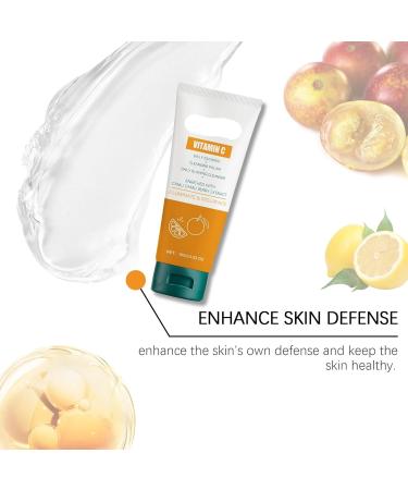 Facial Cleansing Cream - Deep Cleansing Skin Brightening Hydrating & Nourishing Face Wash For All Skin Types(2PCS) - Buy Online on GoSupps.com