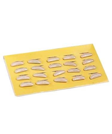 Sports World Vision 2.3 mm 10 pairs of glasses sunglasses glasses non -slip silicone to stick on the nasal cushion soft non -slip silicone slip -resistant clear