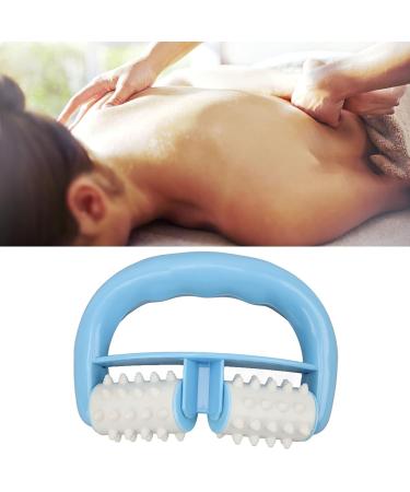 V-Shape Manual Massage Roller - Neck Thighs & Calves Relief | Perfect Gift for Men & Women | Dual Bike Design - Buy Online on GoSupps.com
