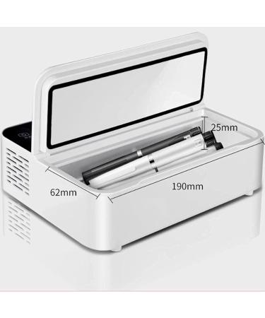 Portable Insulin Travel case Cooler Box Mini Fridge Medicine Refrigerator and Insulin Cooler with LED Display 18560mAh Battery 0 18 Adjustable Temperature with Crossbody Bag 1Battery - Buy Online on GoSupps.com
