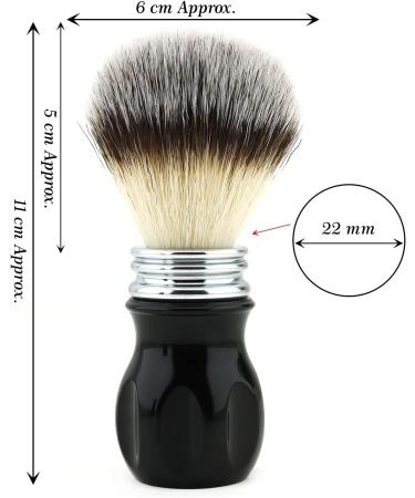 Buy Synthetic Hair Shaving Brush for Men | Ergonomic Wooden Handle - Jag Shaving - Buy Online on GoSupps.com