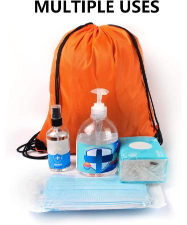 Drawstring Backpack 40 Pcs Cinch Bags Drawstring Bags Bulk Nylon Draw String Sport Bag 10 Colors 10 Colors 40 - Buy Online on GoSupps.com