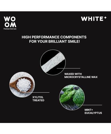 WOOM Expanding Dental Floss 30m - Refreshing Mint Eucalyptus Flavor | Shop Internationally - Buy Online on GoSupps.com