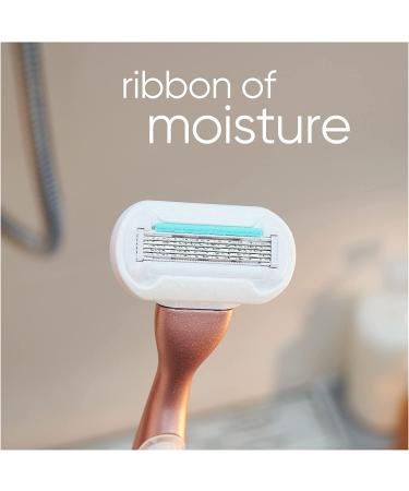 Gillette Venus Deluxe Smooth Sensitive Rosegold Women's Razor - 3 Blades & 5 Diamond-Like Coated Blades - Buy Online on GoSupps.com