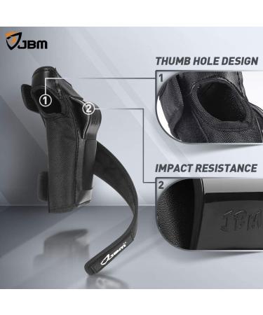 JBM Black Adult/Child 3 in 1 Protective Gear Set for Multi Sports - Knee Pads, Elbow Pads, Wrist Guards | Skateboarding, Roller Skating, Cycling, BMX | Adjustable Fit - Buy Online on GoSupps.com