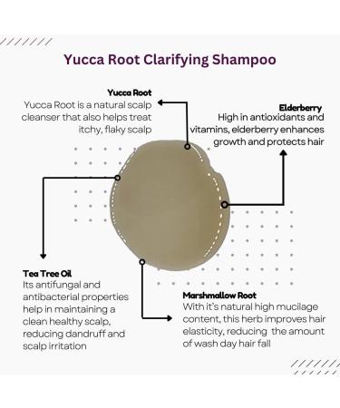 Yucca Root & Elderberry Shampoo - Gentle Sulfate-Free Scalp Treatment for Hair Growth | Reduce Hair Fall - 12 oz - Buy Online on GoSupps.com