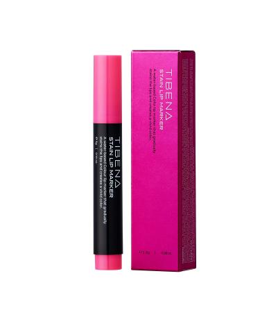 TIBENA Stain Lip Marker - Dear Pink, Water Based and Long Lasting, Smudge Proof - 0.1 oz - Buy Online on GoSupps.com