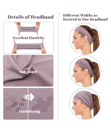Z-CHARMMY Non Slip Wide Headbands for Women - 12 Pack - Buy Online on GoSupps.com