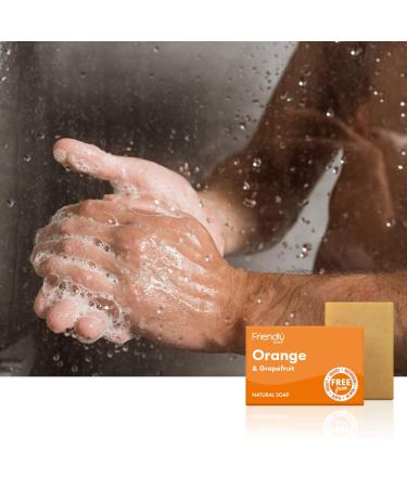Buy Orange Grapefruit Soap Bar - 95 GR | Natural Skincare | International Shipping - Buy Online on GoSupps.com
