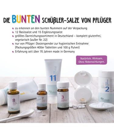 Pfl ger Sch Ãler Salze No. 8 Sodium Chloratum D6 - 1000 Gluten-Free Tasteless Tablets for Liquid Balance | International Shipping - Buy Online on GoSupps.com
