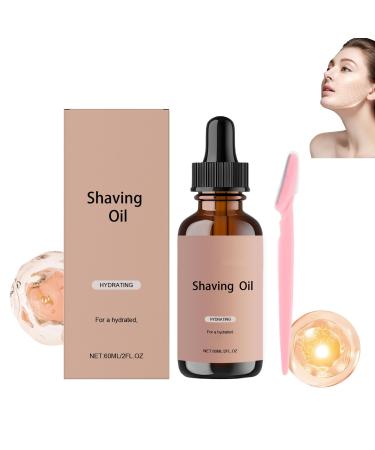 homomdy Dermaplaning Facial Moisturizing Shaving Essential Oil - Soothing Hair Removal Essential Oil with Vitamin E - Reduces Hair Growth and Dryness - Intensely Moisturizes