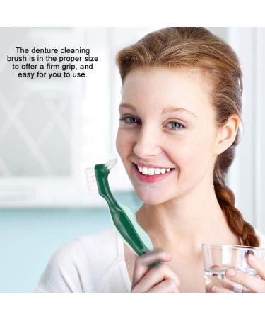 Portable Double-Sided Tool Cleaner Brush for False Teeth - 3pcs Set | Effective Cleaning for Dentures - Buy Online on GoSupps.com