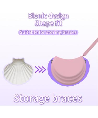 Buy Waterproof Silicone Retainer Case with Lanyard - Portable Dental Storage for Men Women & Kids - Purple - Buy Online on GoSupps.com